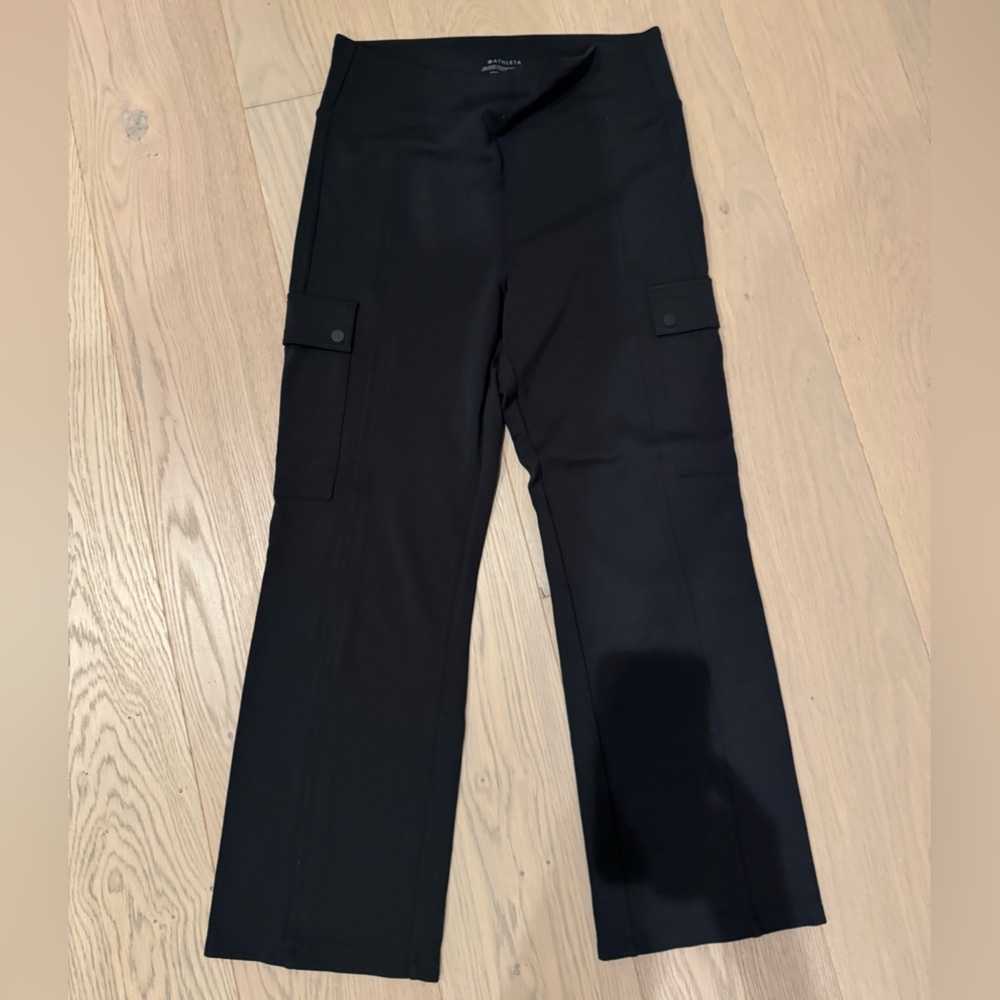 Athleta Women’s Delancey Straight Cargo Pants Size Medium Cropped Ankle